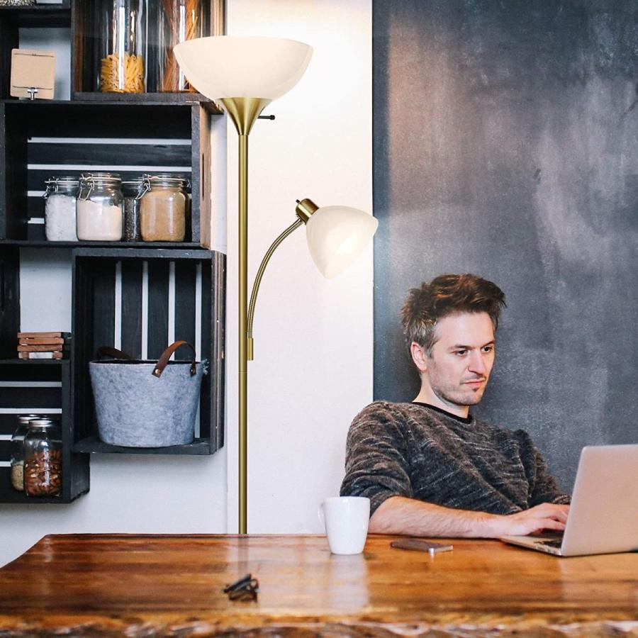 Brightech Sky Dome Plus - Super Bright LED Torchiere & Reading Floor L