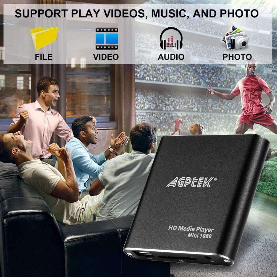 ilt komponist beløb HDMI Media Player, Black Mini 1080p Full-HD Ultra HDMI Digital Media P  :20210810135127-00019-u:HALプロショップ - 通販 - Yahoo!ショッピング