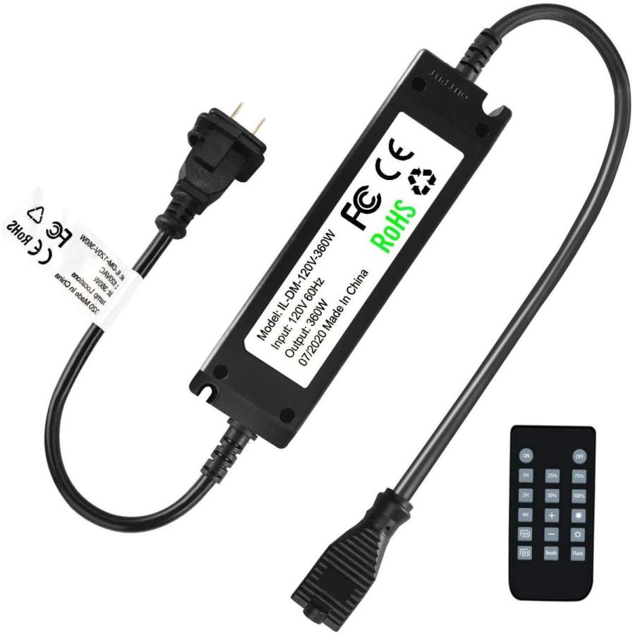 Outdoor dimmer for String Lights， Svater 360W dimmer Switch，Auto On/Of dimmer