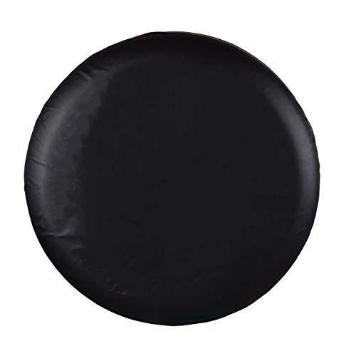 Spare Tire Cover, Black Wheel Cover Waterproof PVC Leather Dust-Proof