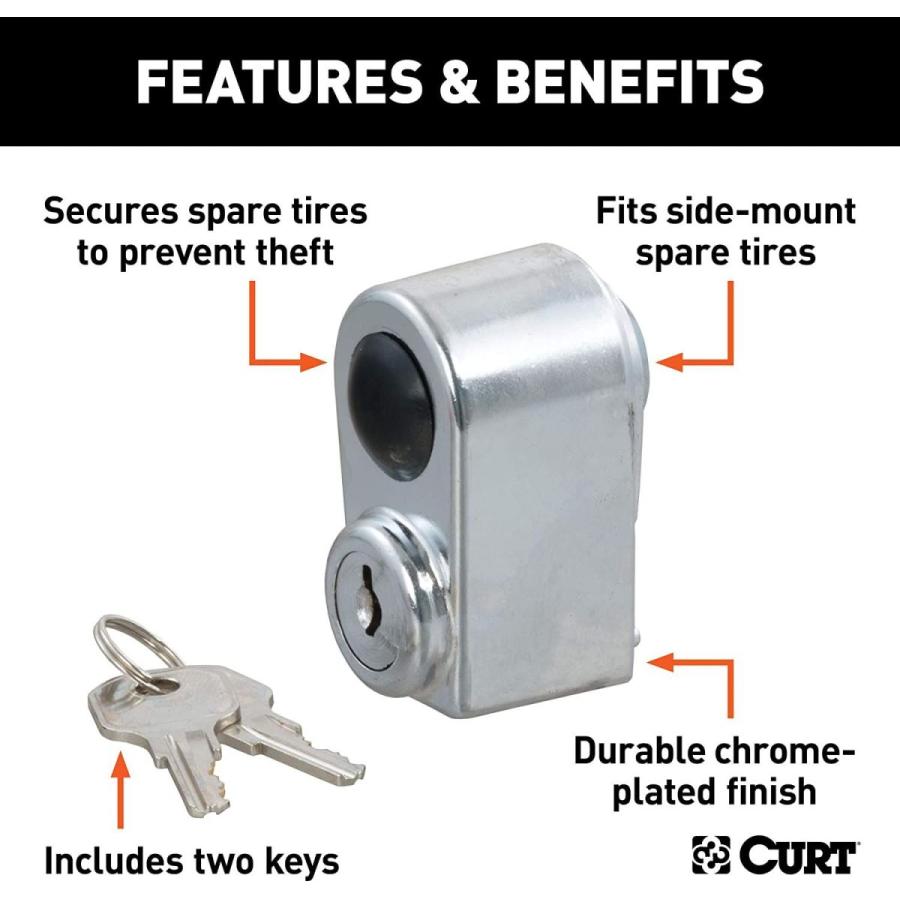 CURT 23562 Spare Tire Lock