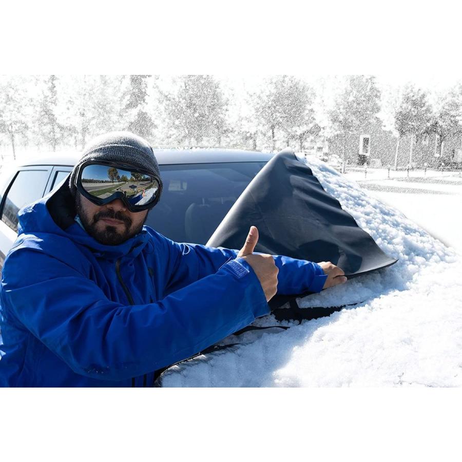 Automotive　Windshield　Snow　Cover　for　SUV　Truck,　Car,　and　Van　Heavy　D