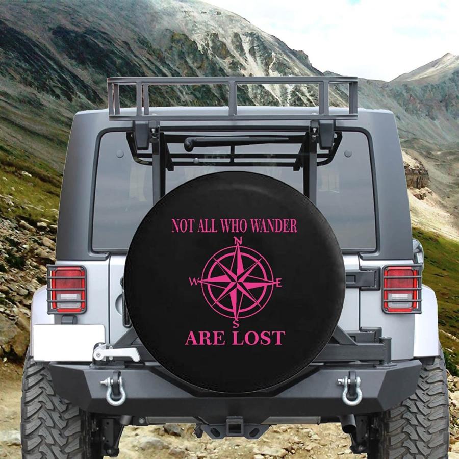 Not　All　Who　Ocean　fits　Wander　are　SUV　Tire　Cover　Spare　Compass　Lost