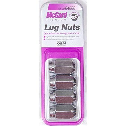 McGard　64000　Chrome　Style　2&quot;　Nuts　Thread　Lug　20　(1　Cone　Seat　Size)