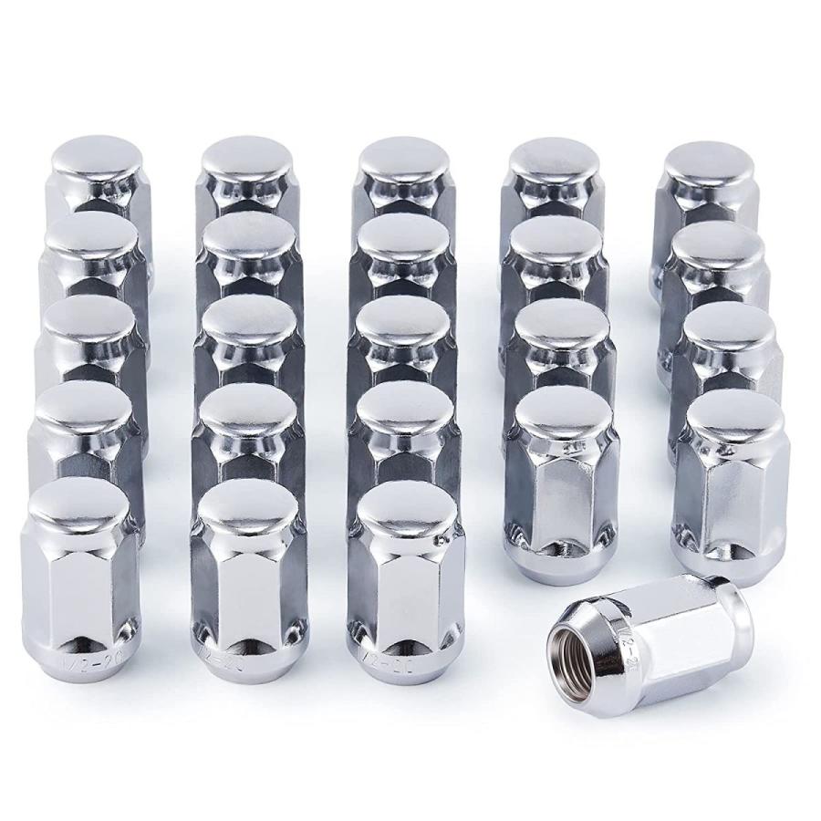 Orion Motor Tech 24-Piece 2-20 Lug Nuts Chrome with Hex Tuner, 1.4 i