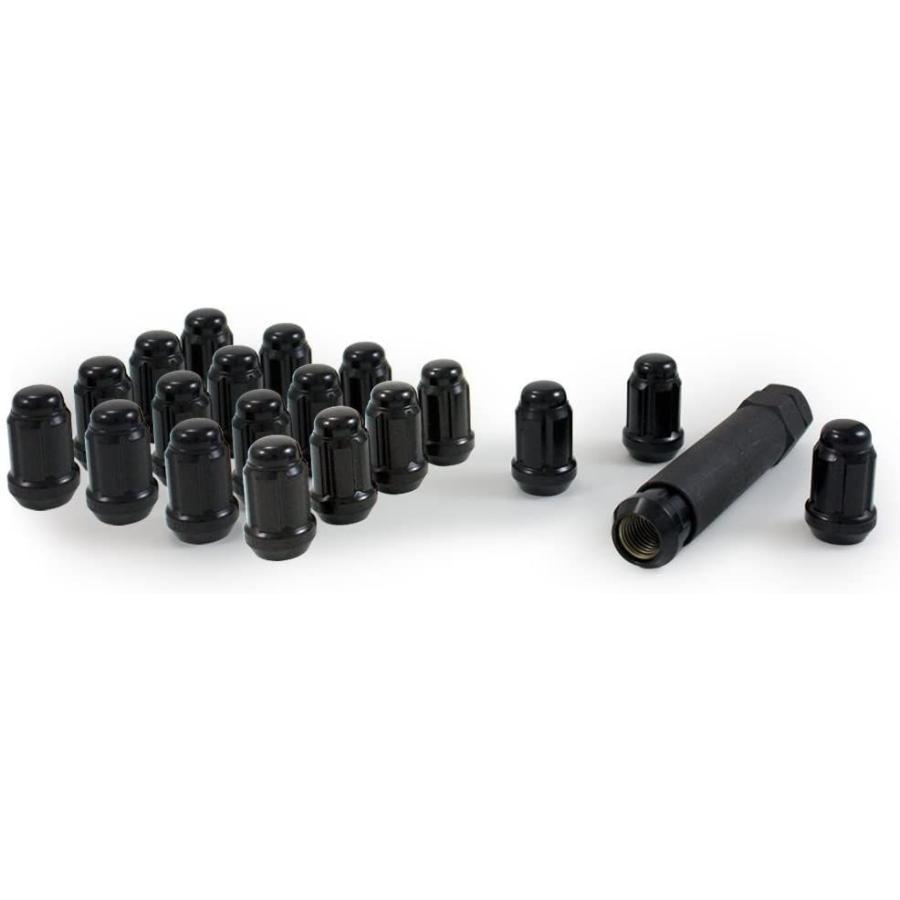Gorilla　Automotive　21133BC　Black　Small　(12mm　Diameter　Kit　Lug　Acorn