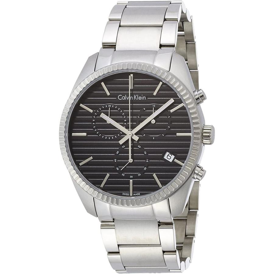【信頼】 Klein Calvin K5R37141 Watch Chrono Silver Alliance Mens 腕時計