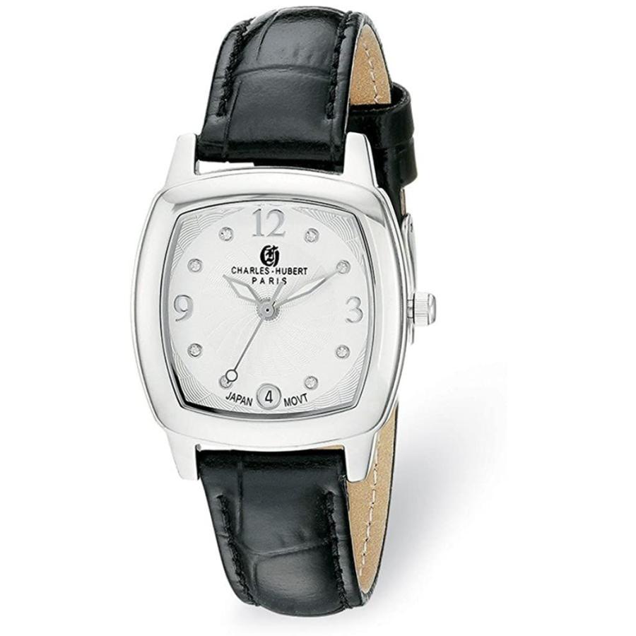 2021激安通販 Men's Steel Stainless Hubert Charles Ladies Silver 8. Watch Dial Men's 腕時計
