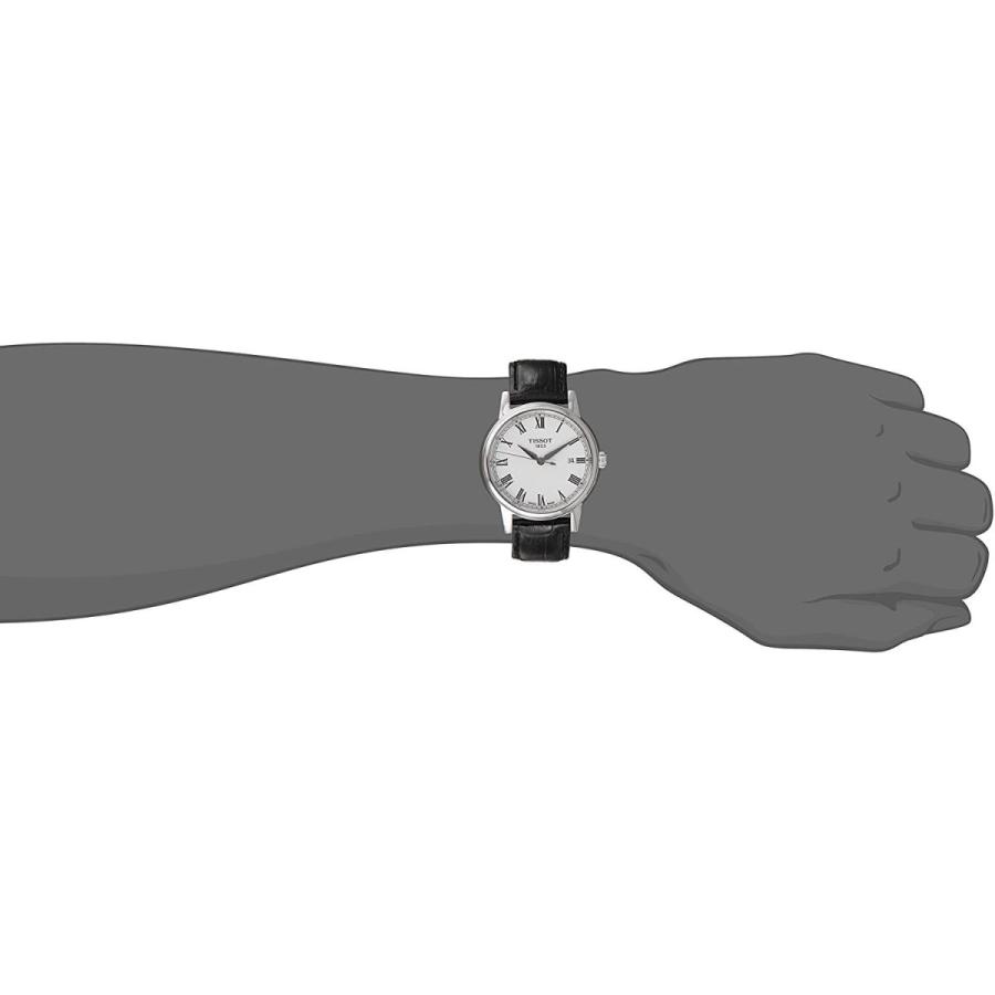 大人も着やすいシンプルファッション Tissot Men's W Black Quartz Swiss Display Analog Carson T0854101601300 腕時計