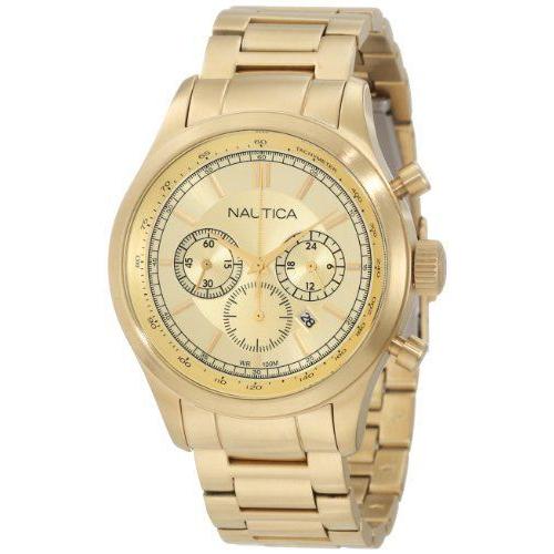 限定素材を使用 Nautica Mens N22619G BFD 104 Chronograph Movement Watch 【4489922199】(22626円)
