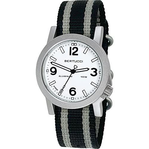 Bertucci A-6A Experior Tempo Watch | White Dial- #342 Black w/Caprili