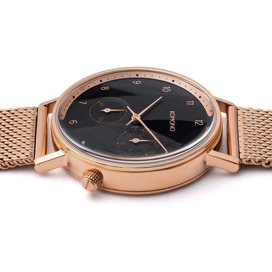 『5年保証』 Komono Walther Watch - Rose Gold Mesh 腕時計