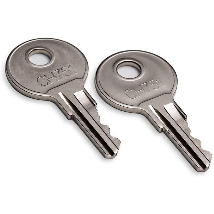 2 Pcs of CH751 Keys Rv Baggage Compartment Lock Keys South Co TriMark