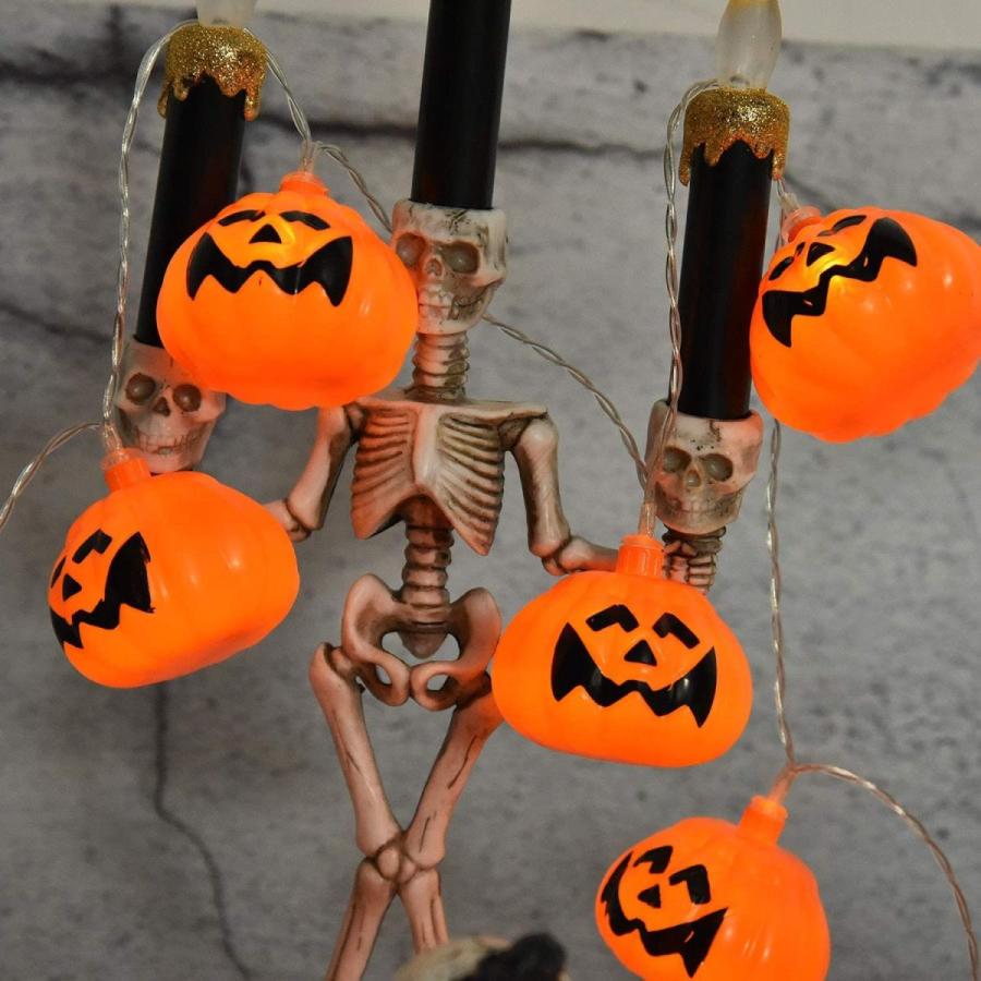 Halloween Decorations 20 LED Pumpkin String Lights， Lights
