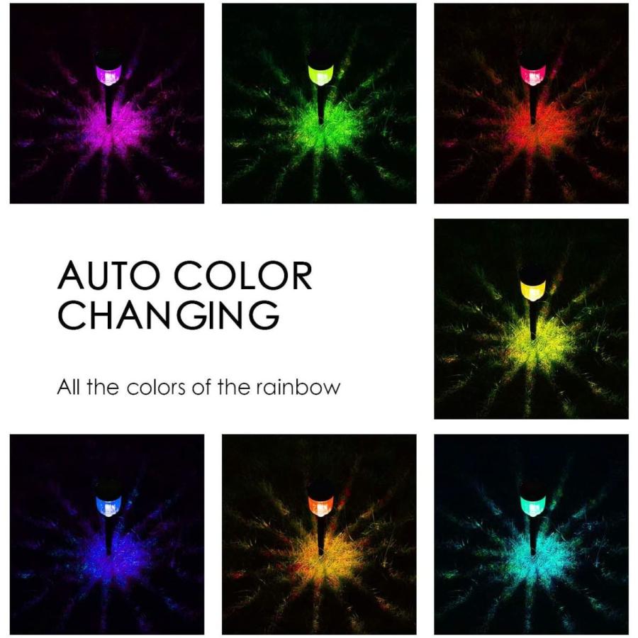 Solar Pathway Lights， YoungPower LED Solar Lights Outdoor Color Changi Solar Pathway Lights， YoungPower LED Lights Outdoor Color