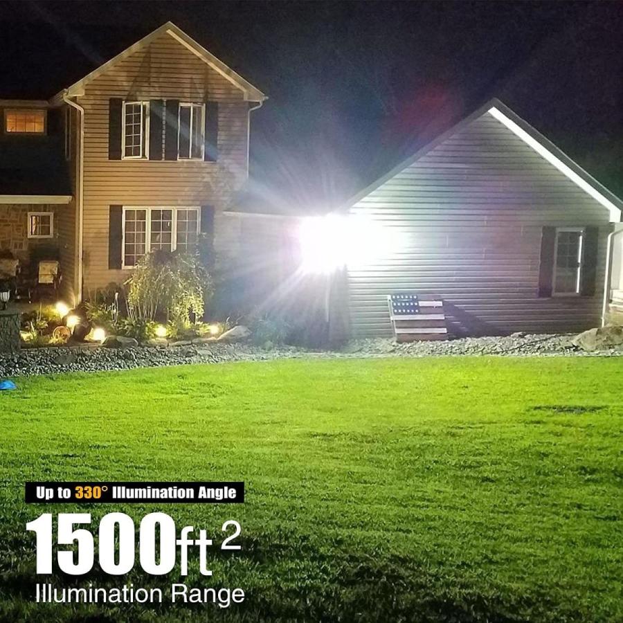 STASUN LED Flood Light， 150W 13500lm Security Lights with 330°Wide Lig