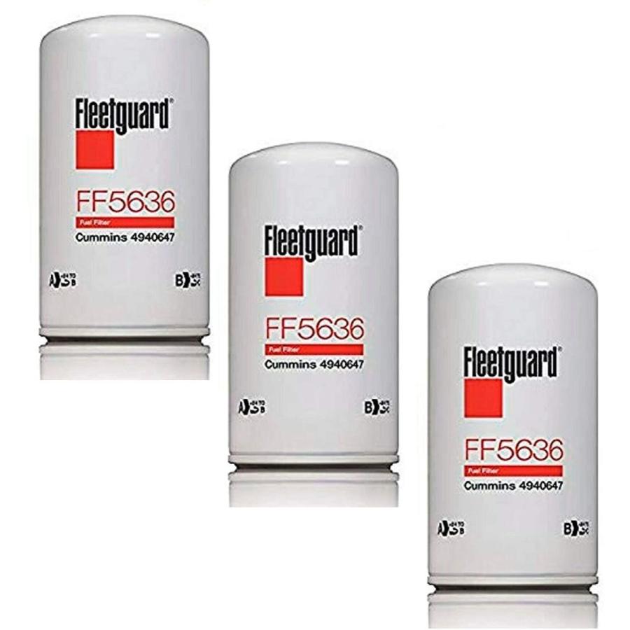 FF5636 Fleetguard Fuel Filter (Pack of 3)