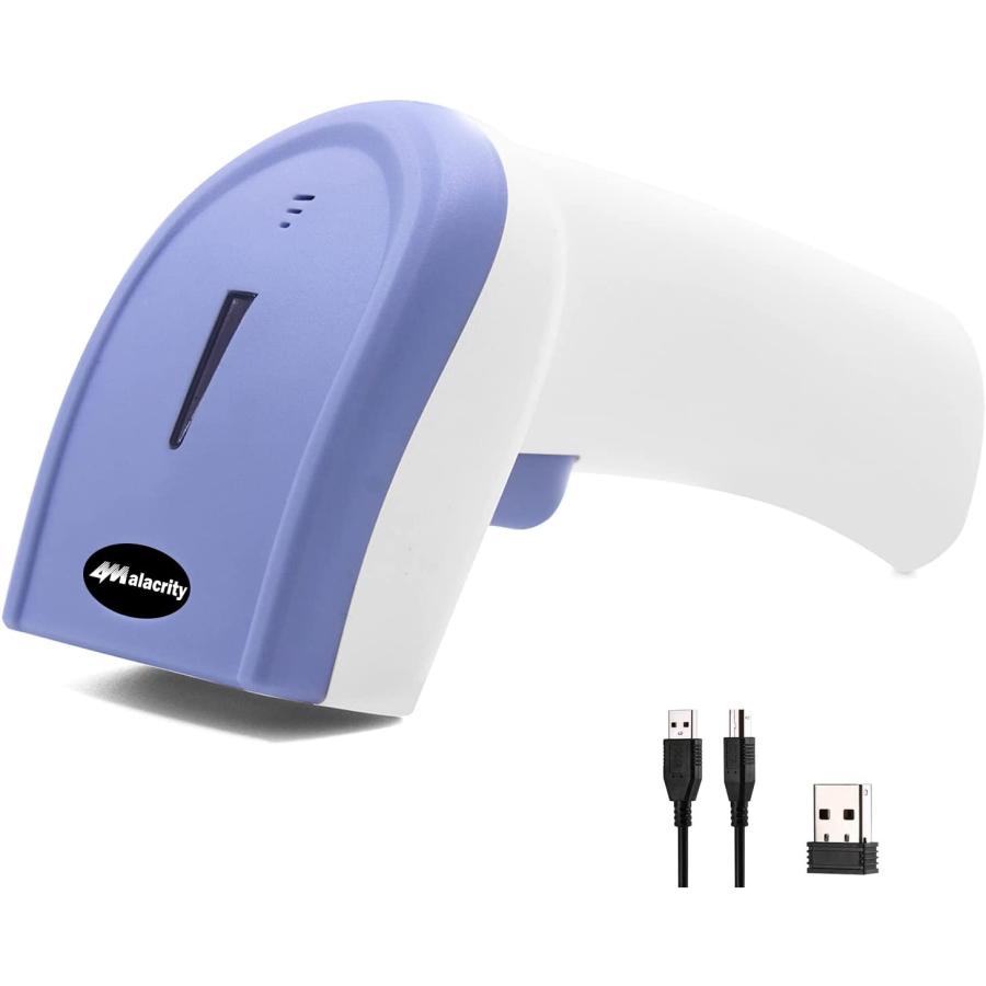 Alacrity Bluetooth Barcode Scanner Handheld USB Wireless Bar Code