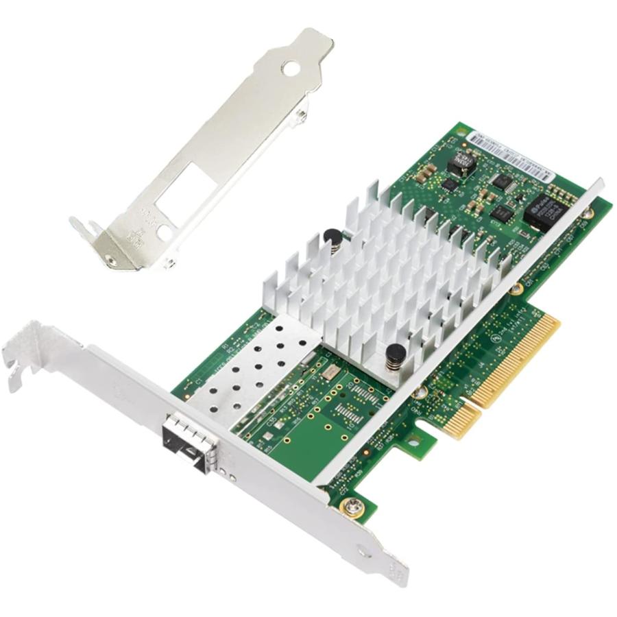 10Gb Network Card Single SFP+ Port PCI Express x8 Converged