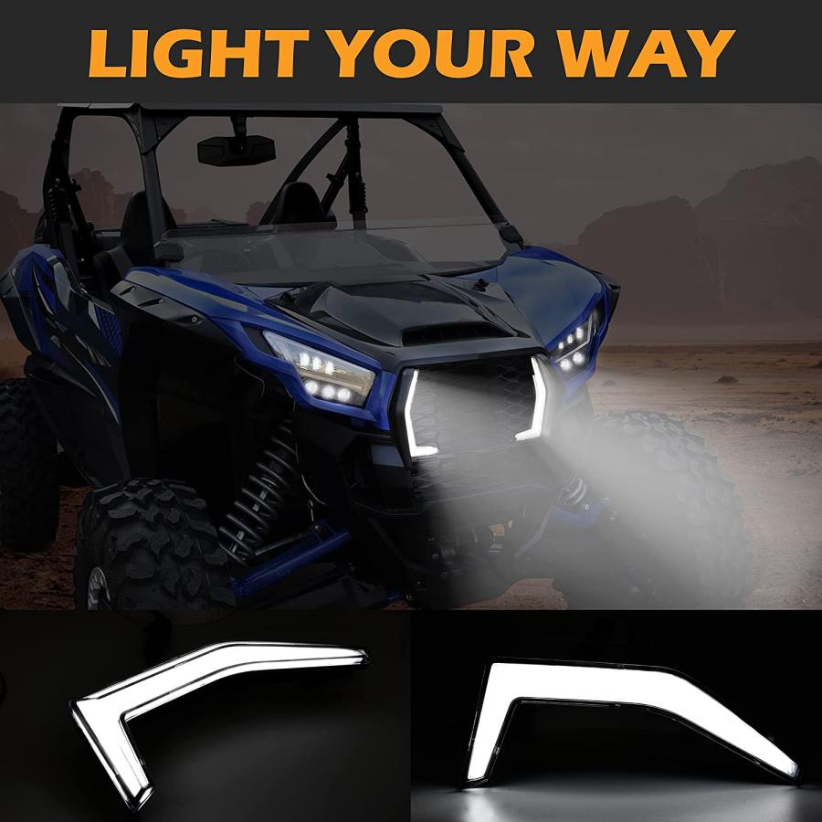 LED Grille Accent Lights for Teryx KRX 1000 2022, SAUTVS Front