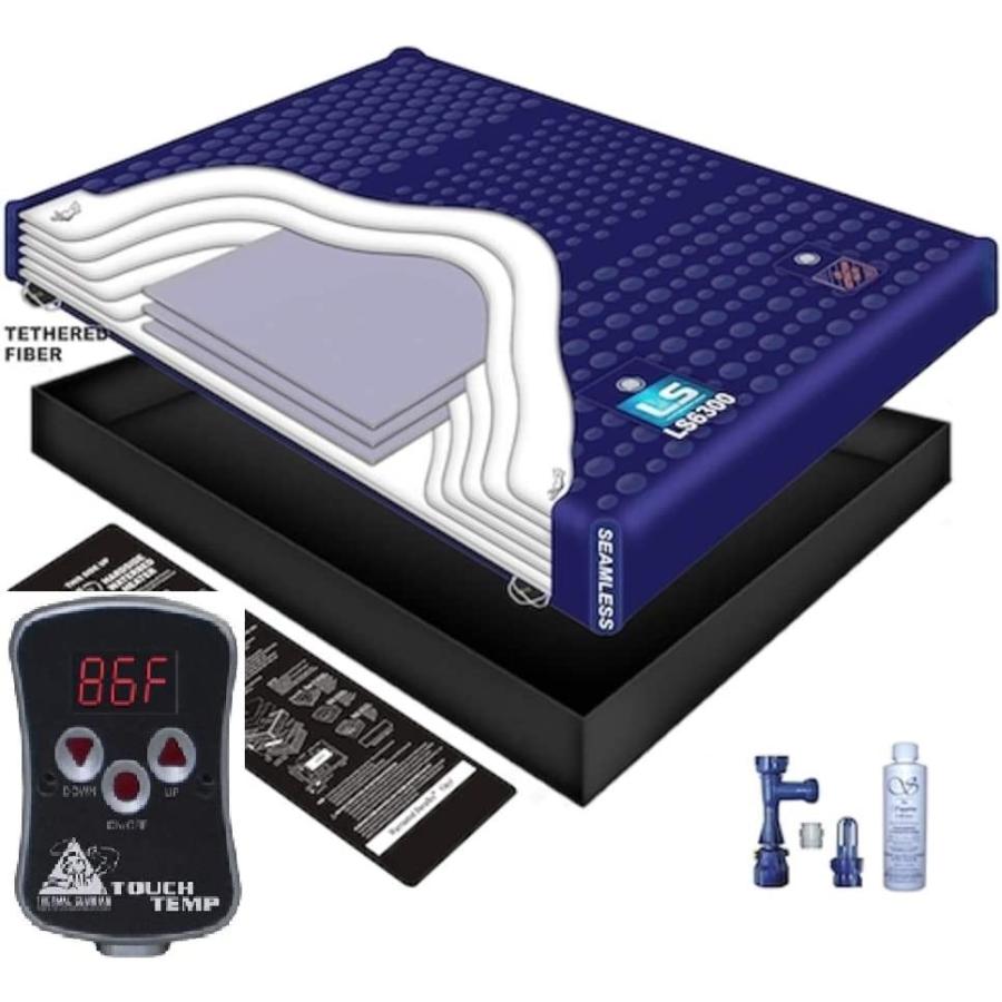 99 WAVELESS WATERBED Mattress/Liner/Digital Heater/Fill Drain