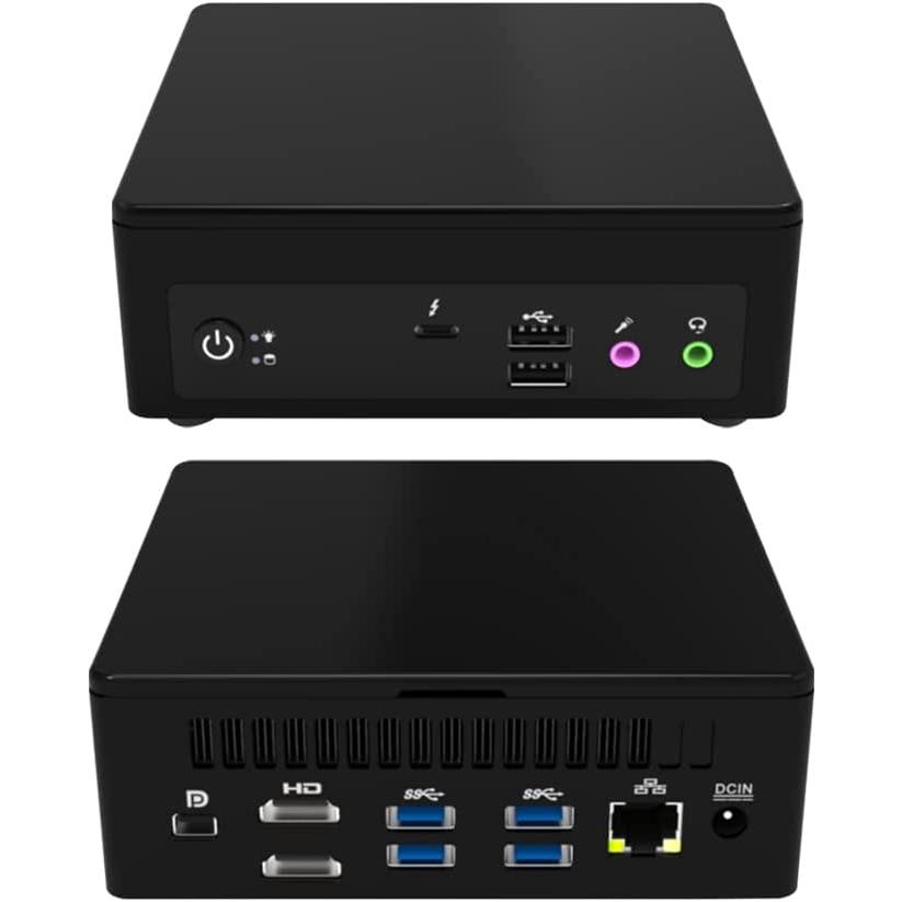 EGSMTPC Fast Mini PC for Work 8GB DDR4 512GB M.2 PCle SSD Processor i5