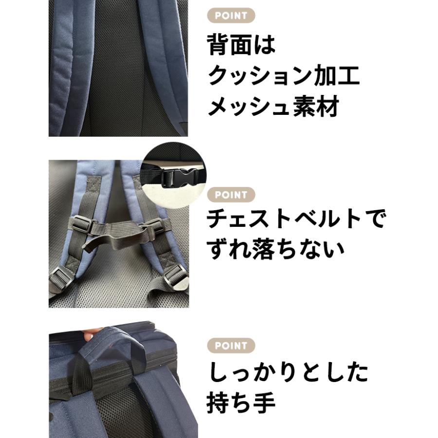 リュック バックパックベーシック 大容量 レディース おしゃれ 軽量 マザーズバッグ ハンナフラ Hanna Hula | Hanna Hula | 06