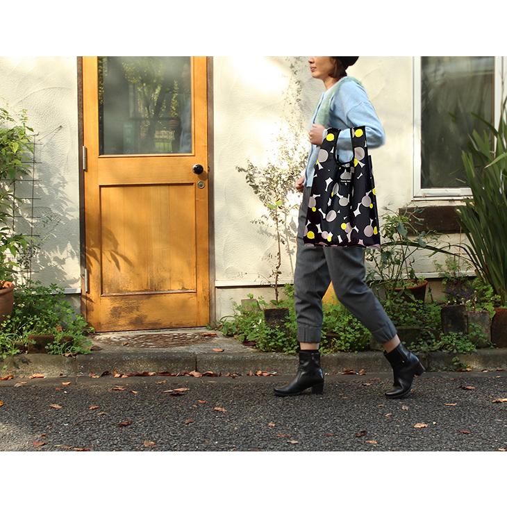 エコバッグ M　マチ広 折りたたみ トート 買い物バッグ 大容量 おしゃれ ハンナフラ Hanna Hula【ネコポス利用OK！4点まで】 | Hanna Hula | 17