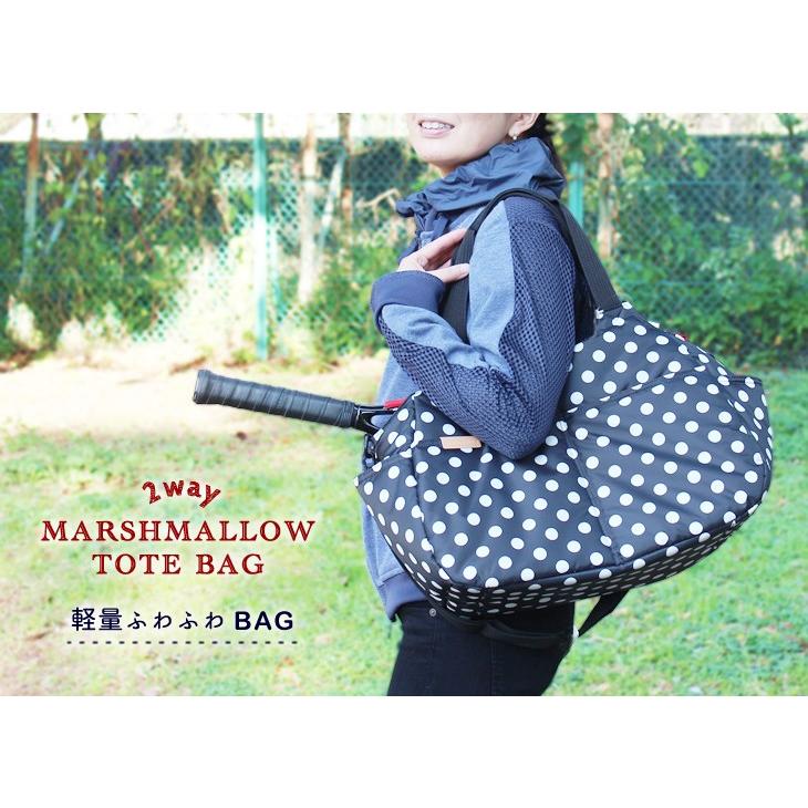 【送料無料】テニスバッグ 2WAYマシュマロトートバッグ ジムバッグ 軽量大容量 ハンナフラ Hanna Hula | Hanna Hula | 08
