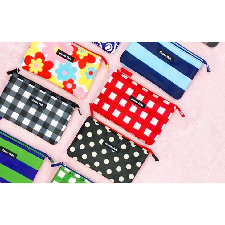 ポケット付き消臭フラットポーチ マスクケース 化粧ポーチ コスメポーチ お薬ポーチ お薬ケース 撥水 おしゃれ かわいい ハンナフラ【ネコポス利用OK！4点まで】 |  | 18