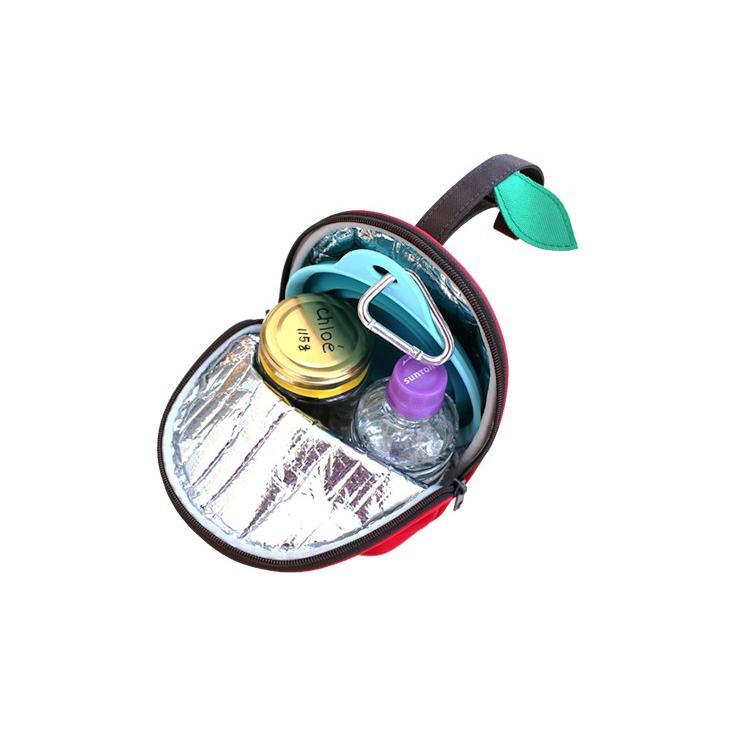 【今だけ1点配送で送料無料】保温保冷マグポーチ アップル クーラーポーチ ペット お散歩バッグ 犬猫 軽量 ハンナフラ【1点のみ配送でネコポスOK】 | Hanna Hula | 05