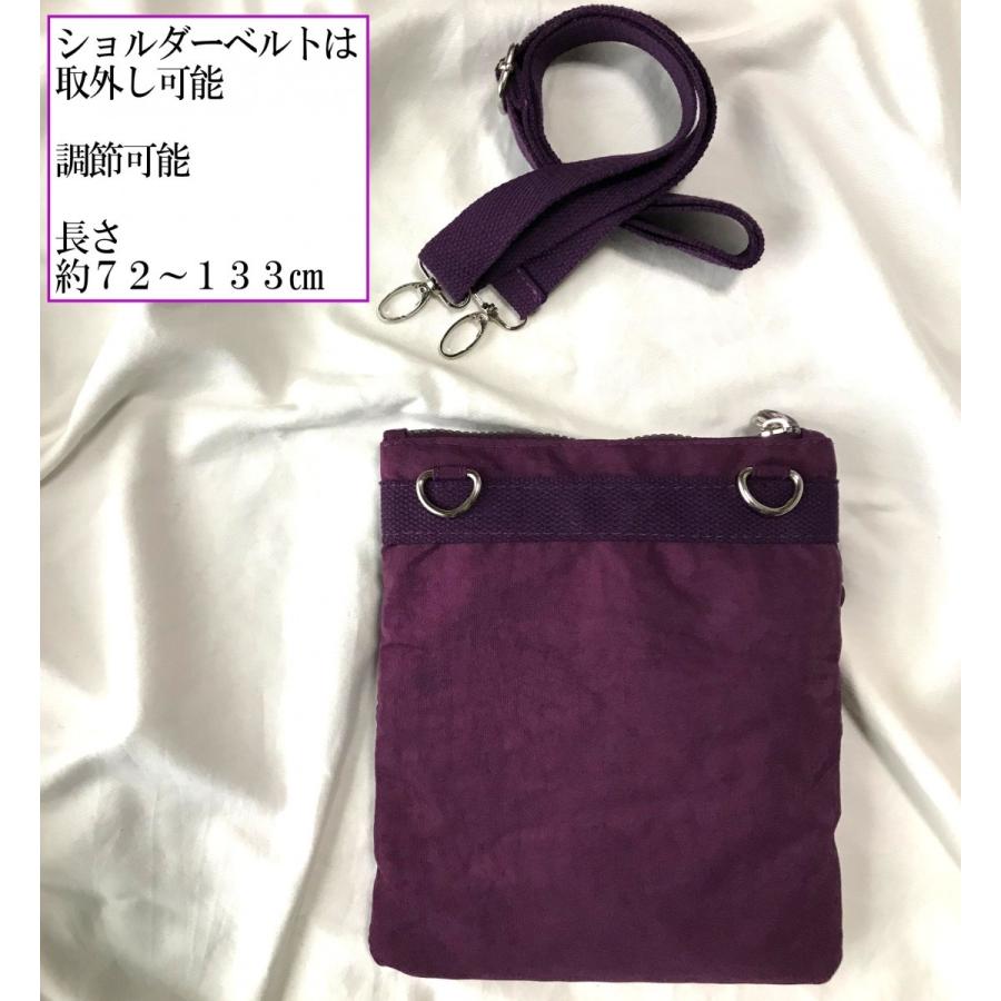 ショルダーバッグ マチなしバッグ サコッシュ レディース 旅行 ちょい