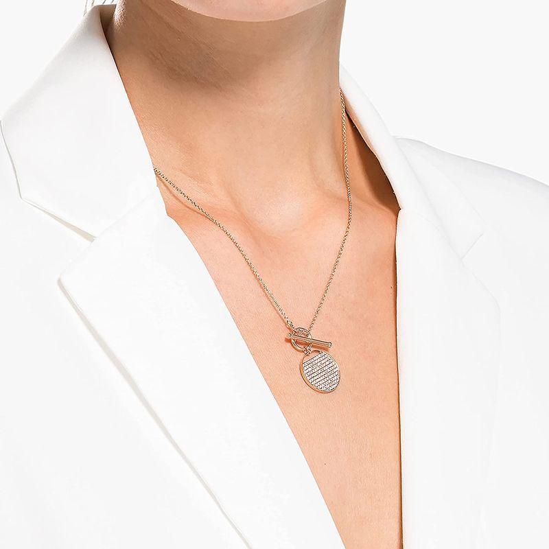 【ほぼ未使用】 Swarovski スワロフスキー Ginger T Bar クリスタル ネックレス 【2364595136】(11916円)