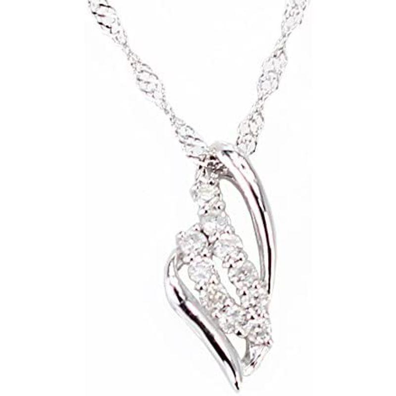 KASHIMAプラチナ900 0.1ct ダイヤモンド 10ストーン ペンダント ネックレス 1ct ダイヤモンド 10ストーン ペンダント ネックレス