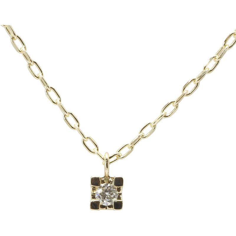 キャンディ Candy 1粒0.03ｃｔダイヤ4本爪キューブ型ペンダント K10YG k10sqdia0003pn Candy 1粒0 03ｃｔダイヤ4本爪キューブ型ペンダント K10YG k10sqdia0003pn