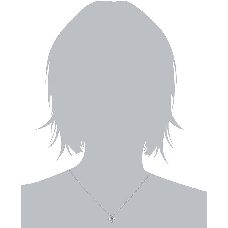 大人気 キャーロ ディ ディアマンテ CHIARO DI DIAMANTE K10ホワイトゴールド×ダイヤモンド スノークリスタルペンダントネックレ 【1989528064】(10026円)