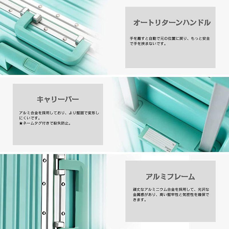 【国産】 TABITORA(タビトラ) スーツケース キャリーケース アルミフレーム 機内持込み TSAロック ダブルキャスター YKKファスナー 大 【2575902431】(12981円)