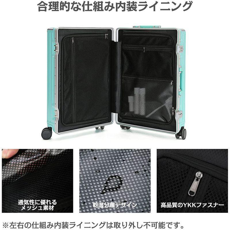 【国産】 TABITORA(タビトラ) スーツケース キャリーケース アルミフレーム 機内持込み TSAロック ダブルキャスター YKKファスナー 大 【2575902431】(12981円)