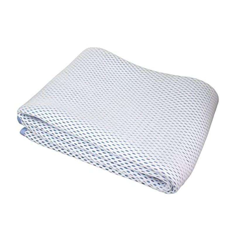 ロマンス小杉 アイスミンEX 接触冷感 敷きパッド ブルー ダブル