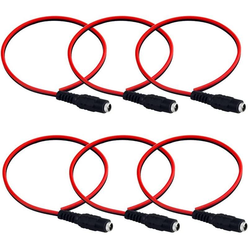 一部予約販売中】【一部予約販売中】WMYCONGCONG 20個 DC電源コネクタ 2.1x5.5mm 12V DC電源 ピグテールメスケーブル プラグ ワイヤー CCTVセ オーディオケーブル DCジャック 2.1x5.5mm
