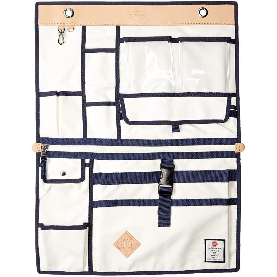 新発 アッソブ ウォールポケット Wall Pocket L Canvas White 国際ブランド Kwsrbd Com