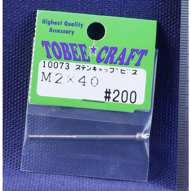TOBEE CRAFT（トビークラフト）　キャップビス　Ｍ２×４０　ステンレス |  | 01