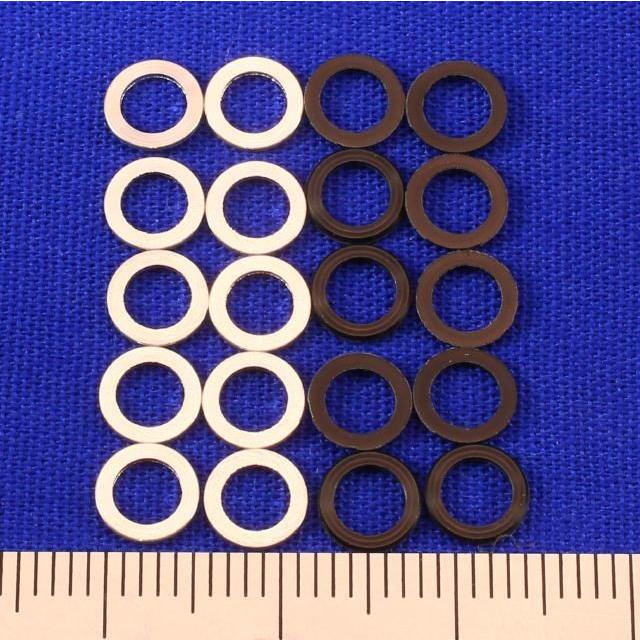 TOBEE CRAFT (トビークラフト)  M4アルミ&プラ0.5mmスペーサー　各10ヶ入り | 