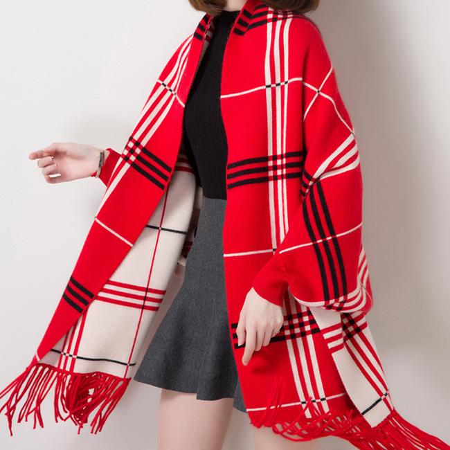 チェック柄大判ストール |  | 09