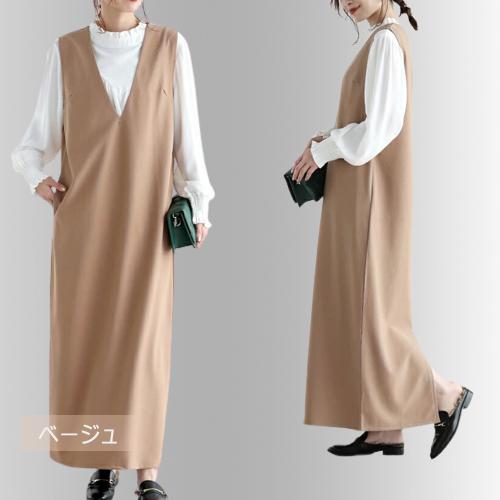 ノースリーブスリットジャンパースカート |  | 09