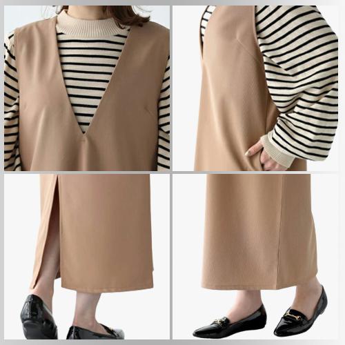 ノースリーブスリットジャンパースカート |  | 14