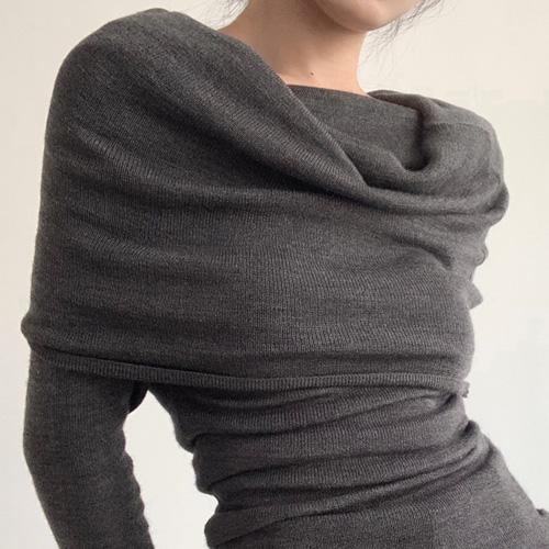 オフショルダースリムやわらかニット |  | 08