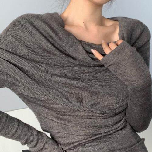 オフショルダースリムやわらかニット |  | 09