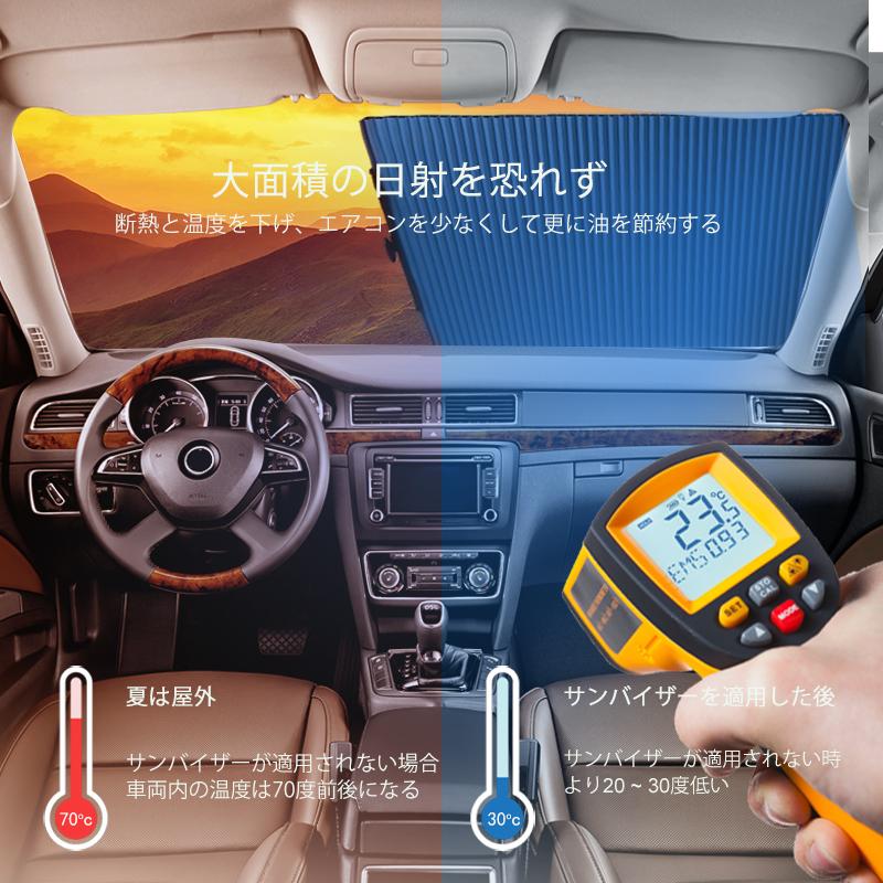 在庫処分 サンシェード フロント用 遮光 断熱 Uvカット 日除け 車中泊 ガラスカバー 二重ハニカムデザイン 自動伸縮 自動折畳 強力吸盤 遮熱 日よけ Jpl023 Jpl023 1 ハル Xcsource専門店 通販 Yahoo ショッピング