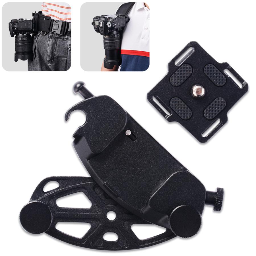 カメラホルダー カメラホルスター カメラキャプチャー クリップ型クイックリリースキャプチャー クイックリリースプレート 1 4インチネジ アンカーマウント Jpl060 ハル Xcsource専門店 通販 Yahoo ショッピング
